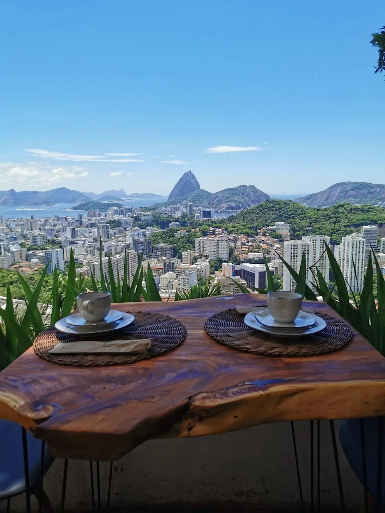 Café da Chef - Vista do Pão de Açúcar e Cristo