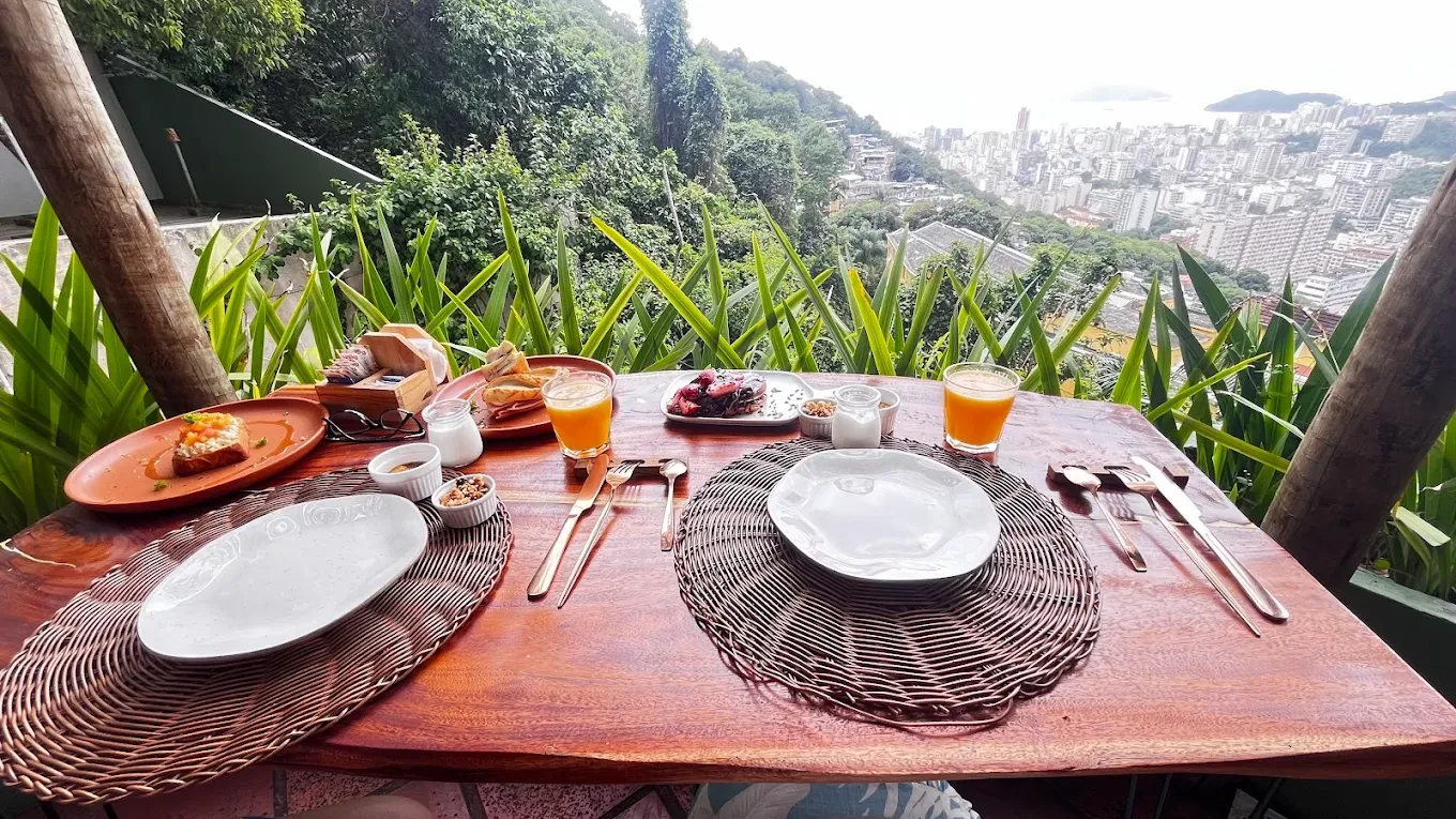 Café da Chef - Vista do Pão de Açúcar e Cristo